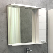 Зеркало-шкаф Comforty Модена 90 белый матовый , изображение 1