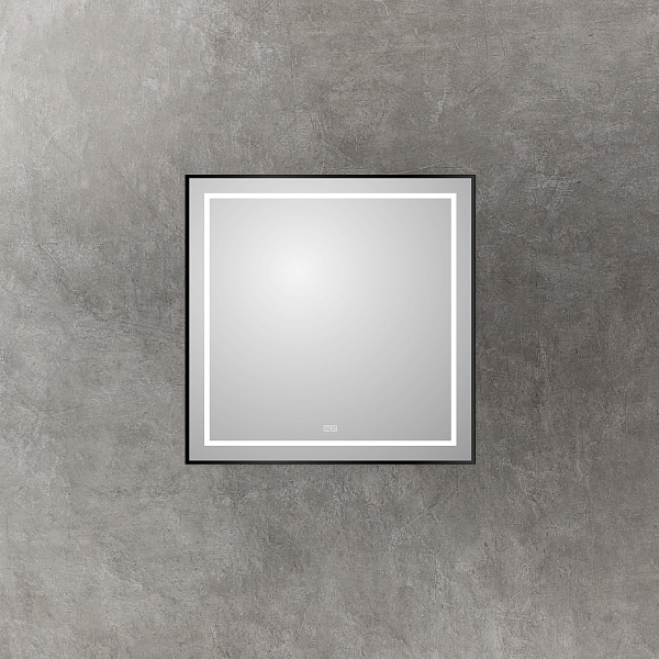 Зеркало BelBagno Kraft SPC-KRAFT-900-800-LED-TCH-WARM-NERO , изображение 3