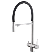 Смеситель Abber Wasser Kreis AF81141SP для кухонной мойки, сатин , изображение 1