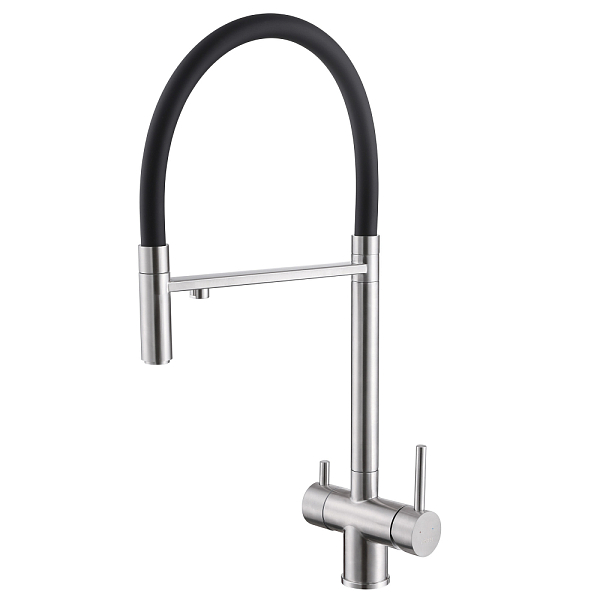 Смеситель Abber Wasser Kreis AF81141SP для кухонной мойки, сатин , изображение 1