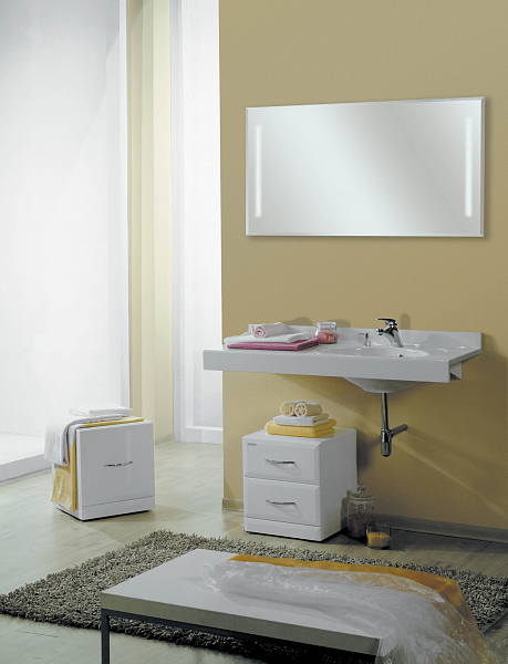 Мебельная раковина Aquaton Отель 120 R с навесами и диспенсером , изображение 3