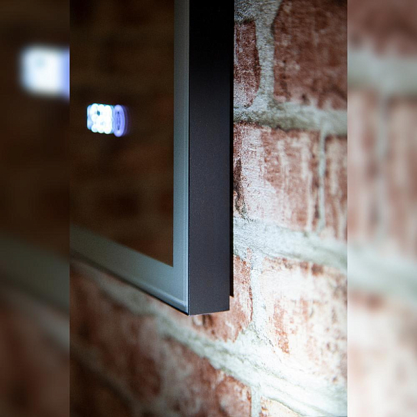 Зеркало Бриклаер Лофт 60 бесконтактный сенсор, с часами , изображение 9