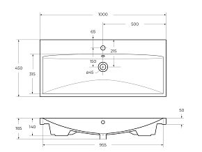 Фото Мебельная раковина BelBagno BB-0324-100-LVB