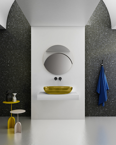 Раковина Abber Kristall AT2801Vesuvian 60 см , изображение 4