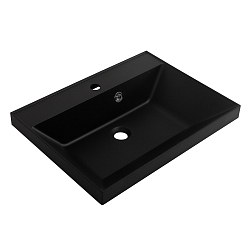 Фото Мебельная раковина BelBagno BB600/450-LV-ART-AST-NERO 60 см