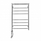 Полотенцесушитель электрический Domoterm Медея 50x80 L с полкой , изображение 1