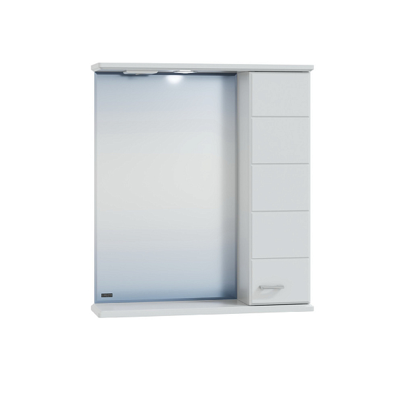 Зеркало-шкаф СаНта Омега 60 R с подсветкой , изображение 1