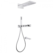 Душевой комплект Abber Rund AF8753 хром , изображение 1