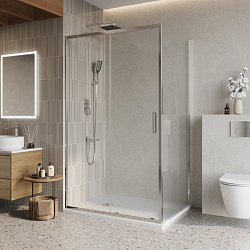 Фото Душевой уголок BelBagno Luce AH-1-130/100-C-Cr