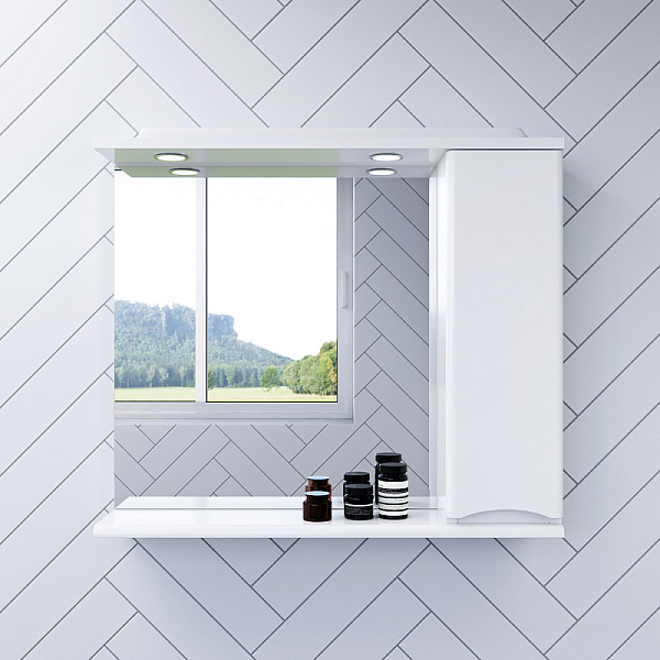 Зеркало-шкаф AM.PM Like 65 R белый , изображение 4