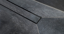 Поддон для душа Pestan Confluo Board 90x90 под плитку со встроенным лотком, решетка хром матовый , изображение 5
