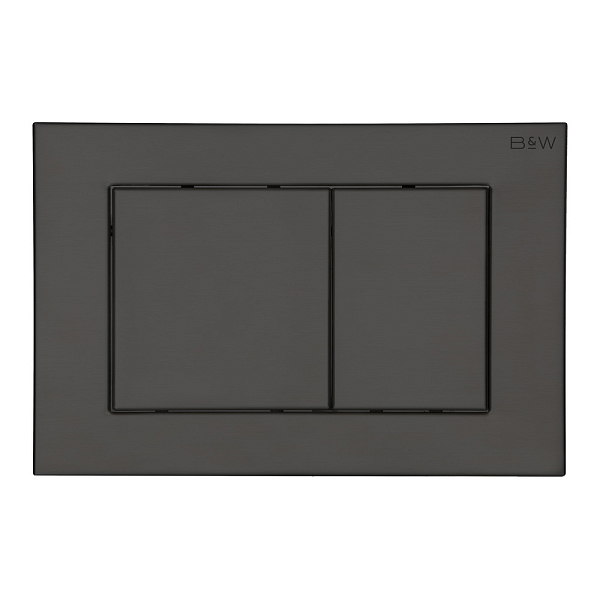 Кнопка смыва Black&White Universe WPI-09530GM matt gunmetal , изображение 1