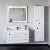 Тумба с раковиной Comforty Феррара 100 белый глянец , изображение 5