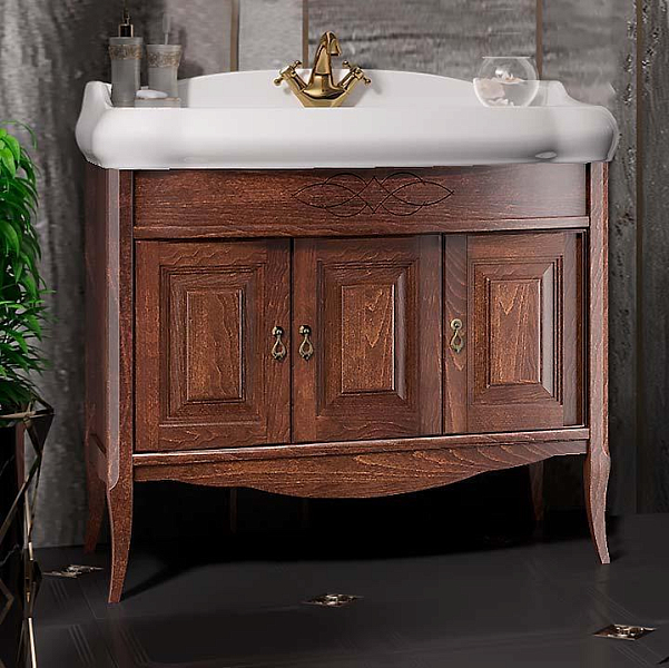 Тумба под раковину Opadiris Лоренцо 100 светлый орех , изображение 1