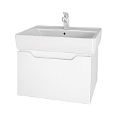Тумба под раковину Dreja Tiny 50 белый глянец , изображение 1