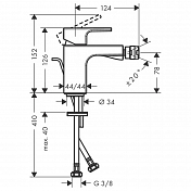 Смеситель Hansgrohe Vernis Shape 71211000 для биде , изображение 2