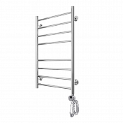 Полотенцесушитель электрический Domoterm Медея 50x80 R хром , изображение 2