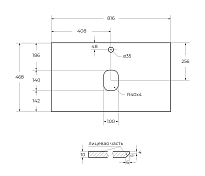 Столешница BelBagno KEP-80-GRN Granito , изображение 5