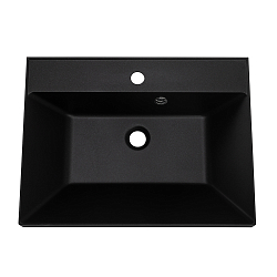 Фото Мебельная раковина BelBagno BB600/450-LV-ART-AST-NERO 60 см