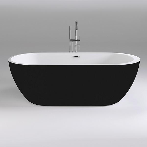 Акриловая ванна Black&White Swan 105SBBL black 170х80 , изображение 2