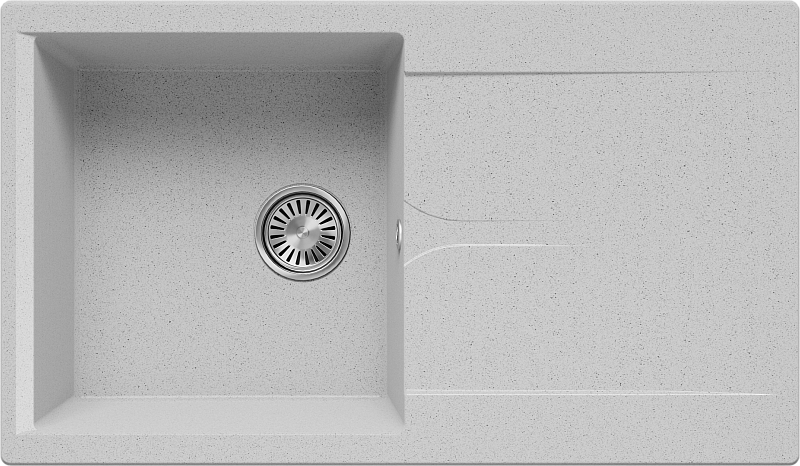 Мойка кухонная Polygran GALS-860 светло-серый , изображение 1