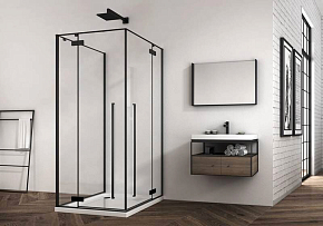 Фото Душевой уголок Abber Eins AG06099B 90x90