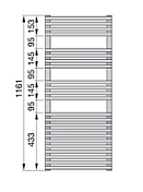 Полотенцесушитель электрический Zehnder Forma Spa 50х120 белый глянец , изображение 3