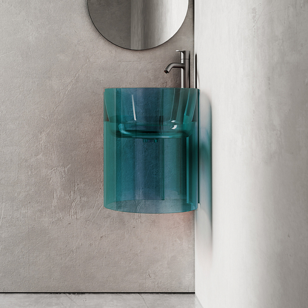 Раковина Abber Kristall AT2705Aquamarin 42 см , изображение 1