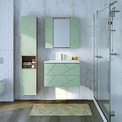 Изображение Тумба под раковину Бриклаер Кристалл 80 фисташка/дуб гранж песочный Тумба под раковину Бриклаер Кристалл 80 фисташка/дуб гранж песочный , изображение 5