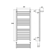 Полотенцесушитель водяной Point Аврора П14 100х50 хром , изображение 5