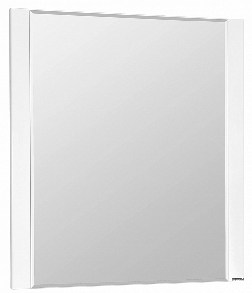 Зеркало Aquaton Ария 80 белое , изображение 1