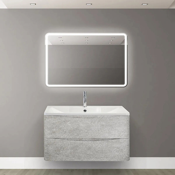 Зеркало BelBagno SPC-MAR-900-600-LED-BTN , изображение 7
