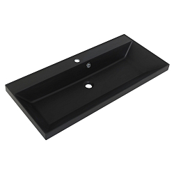 Фото Мебельная раковина BelBagno BB1000/450-LV-ART-AST-NERO 100 см