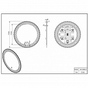 Зеркало Esbano ES-3596LD 80 , изображение 3