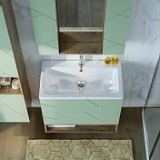 Изображение Тумба под раковину Бриклаер Кристалл 80 фисташка/дуб гранж песочный Тумба под раковину Бриклаер Кристалл 80 фисташка/дуб гранж песочный , изображение 11