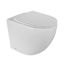 Фото Унитаз приставной BelBagno Sfera-R BB2141CBR/BB902SC безободковый