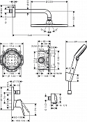 Душевой комплект Hansgrohe Crometta S 27958000 , изображение 3