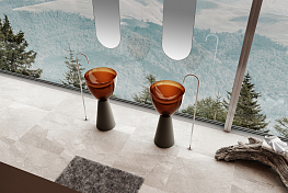 Раковина Abber Kristall AT2703Black-Opal 45 см , изображение 3