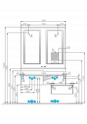 Зеркало Aquaton Сакура 120 1A249702SKW80 , изображение 3