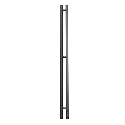 Фото Полотенцесушитель электрический Point Деметра П3 8x120 графит блеск