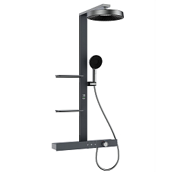 Фото Душевая стойка Black&White Gravity GH-9005-GM оружейная сталь