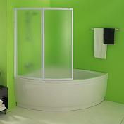 Шторка на ванну Kolpa San Quat TP 105 см white , изображение 1
