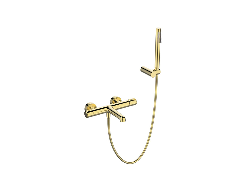 Смеситель BelBagno Uno VASM/DFS-ORO для ванны с душем , изображение 1