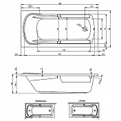 Акриловая ванна Riho Future XL 190x90 , изображение 4