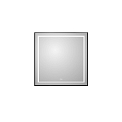 Зеркало BelBagno Kraft SPC-KRAFT-900-800-LED-TCH-WARM-NERO , изображение 1