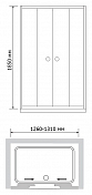 Душевая дверь в нишу RGW Classic CL-10 130 см , изображение 5