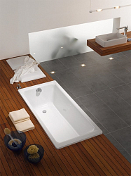 Фото Стальная ванна Kaldewei Advantage Saniform Plus 375-1 112800013001 180х80 с покрытием Easy-Clean