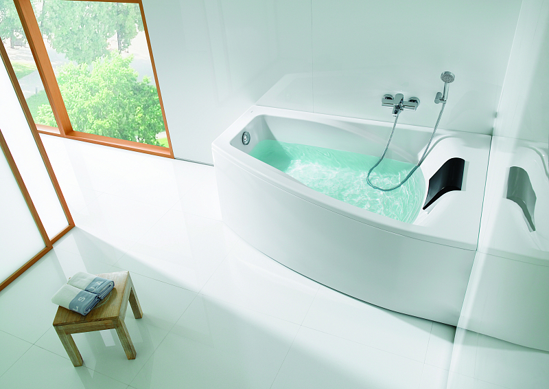 Акриловая ванна Roca Hall Angular 150x100 L , изображение 4