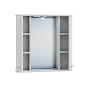 Зеркало-шкаф СаНта Омега 75 с подсветкой , изображение 4