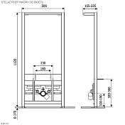 Система инсталляции для биде KK-POL ZPO/706/0/K , изображение 2
